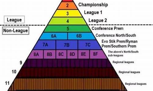 英格兰联赛系统由多少个联赛组成_英格兰所有级别的联赛